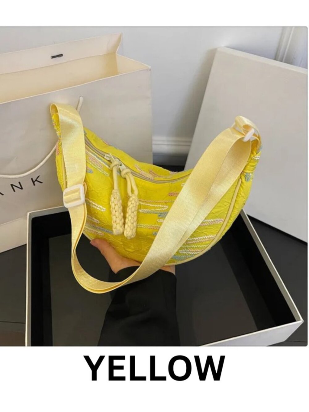 Small Nylon Crossbody Bag - Picture 3 of 11